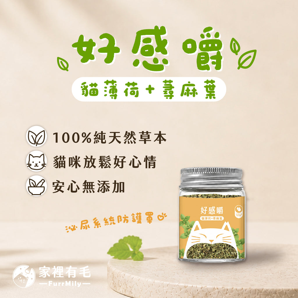 好感嚼 | 有機貓薄荷×蕁麻葉