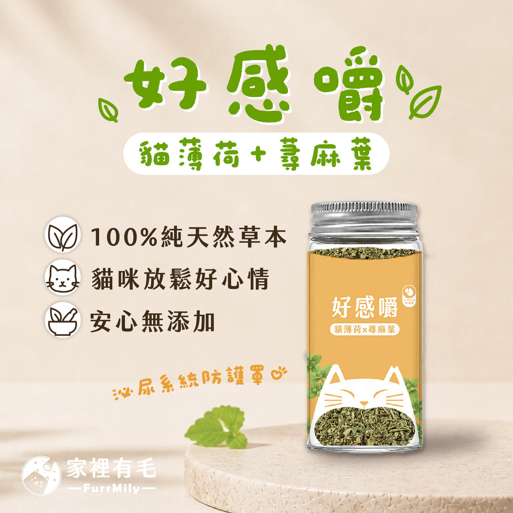 好感嚼 | 有機貓薄荷×蕁麻葉